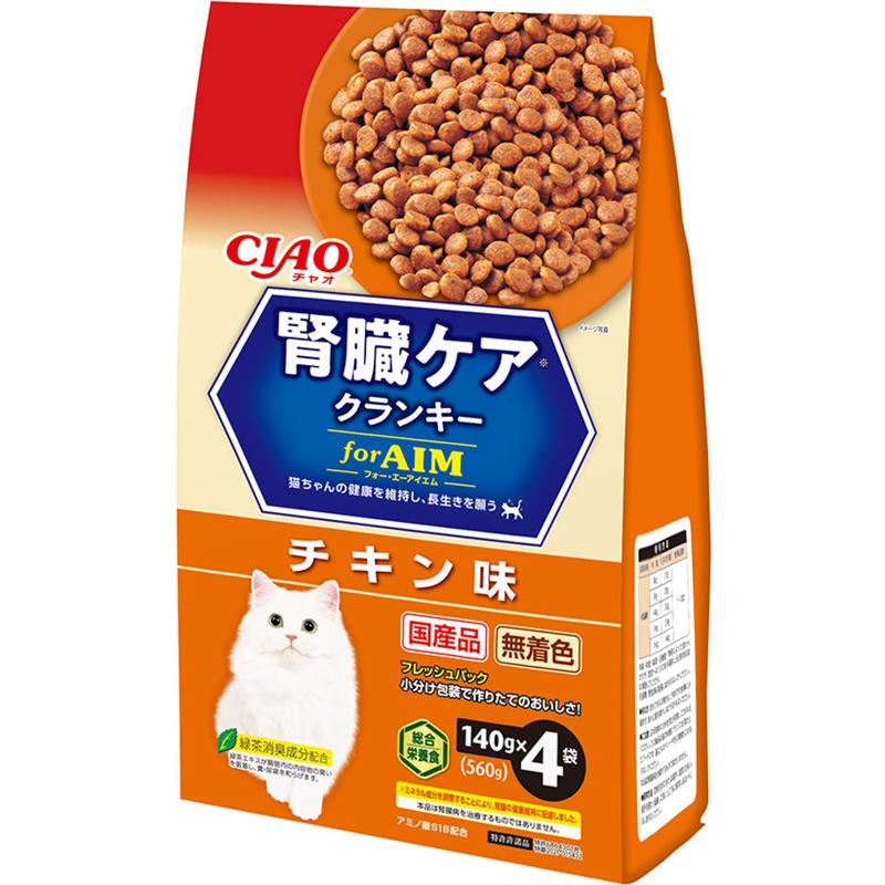 猫素っ気ないボンネット  9282 いなば愛玩動物ボンネット CIAO 腎の臓ケアクランキー 意気地無し味 560g×12仕掛ける (6.72kg)