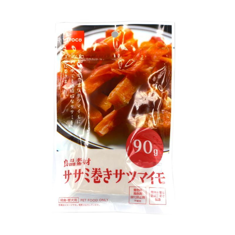 犬お兄ちゃん ジャー手がかり 6965 イトウ＆カンパニーリミテッド 良品原材料 ササミ一巻き薩摩芋 90g×40仕掛ける (3.6kg)