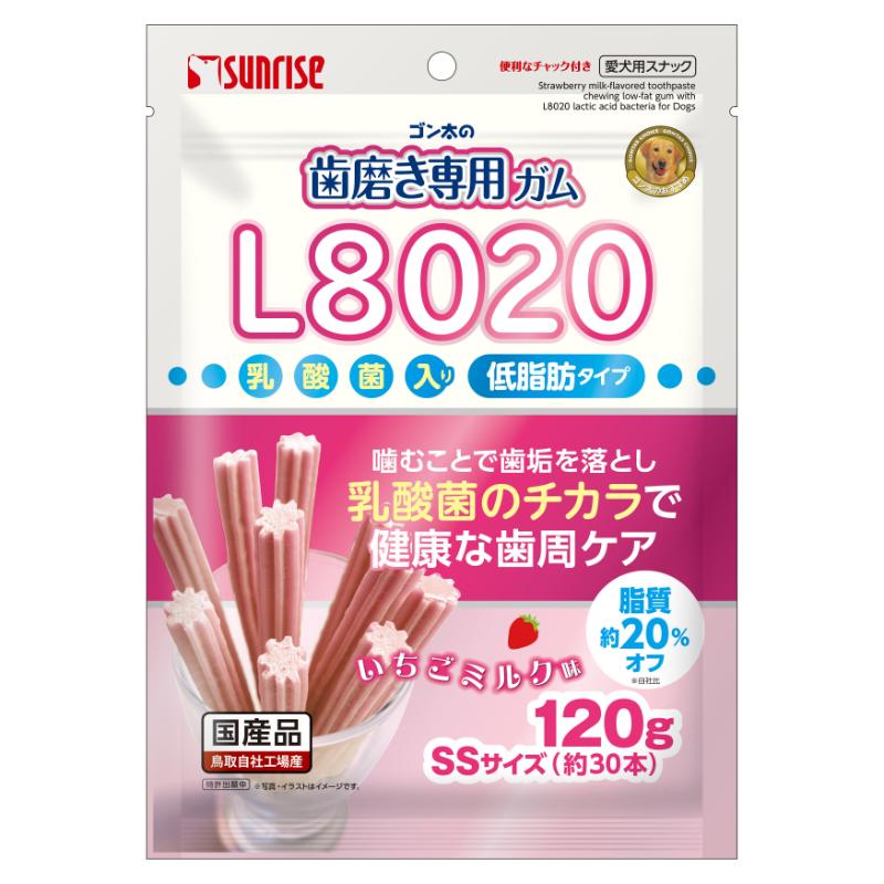犬お兄ちゃん チュインガム 8626 マルカン サンライズ ゴン太の歯みがき専用チュインガム L8020乳酸菌入り口・入口 いちご市乳味 SS大きさ 低脂肪組織印字機 120g×48仕掛ける (5.76kg)
