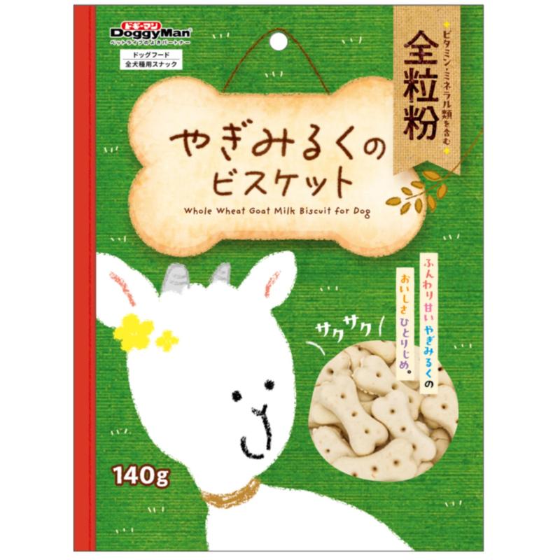犬お兄ちゃん ビスキット・ビスケット 8856 ドギーマンハヤシ やぎみるくのビスキット グラハム粉 140g×48書き割り (6.72kg)