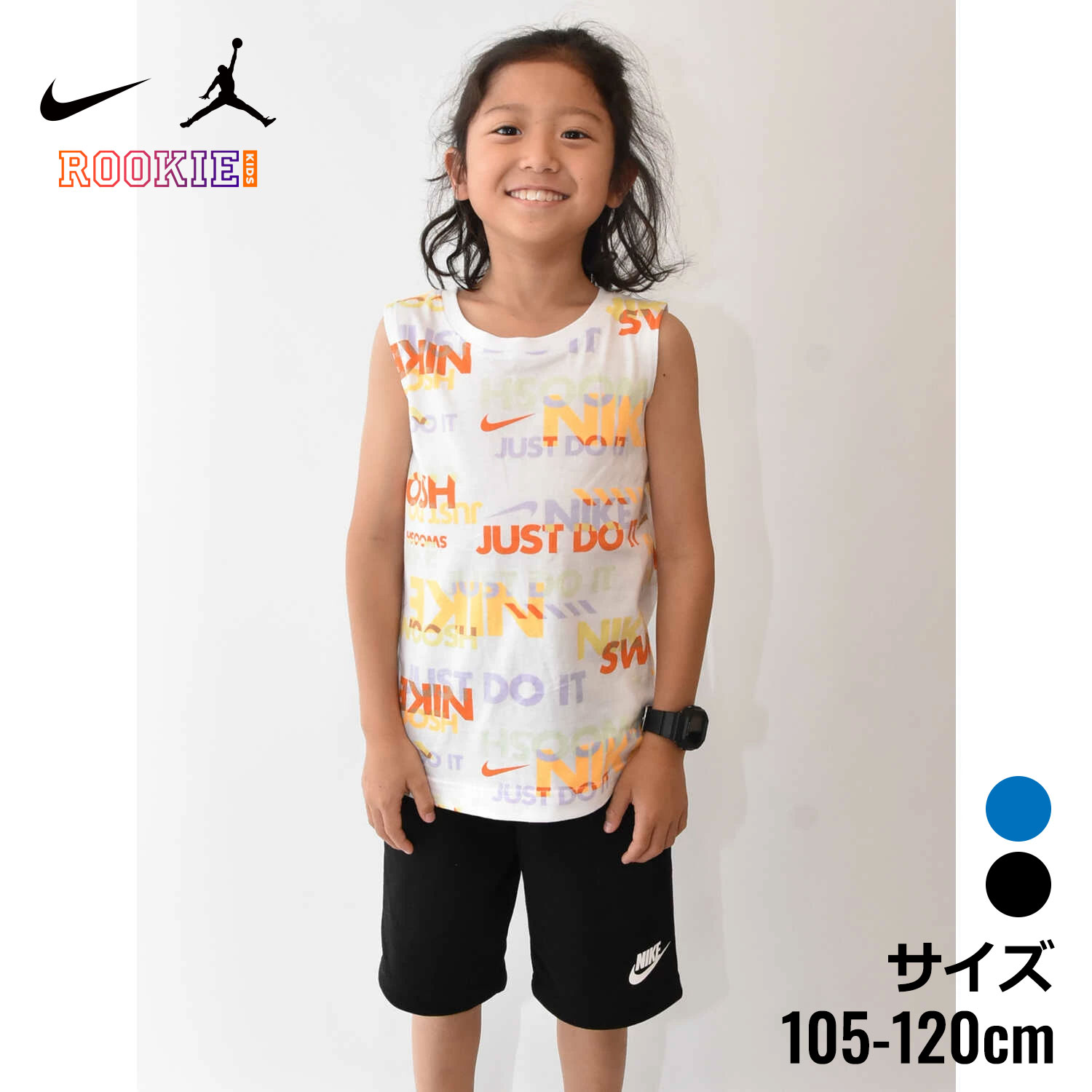 未使用　Nike ナイキ　タンクトップ /ハーフパンツ上下セット　M NIKE ナイキ キッズ タンクトップ＆ショーツセット 上下セット