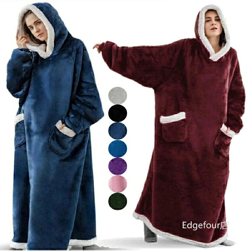 着る毛布 ロング レディース メンズ 大人 冷え性 かわいい ルームウェア もこもこ 大きいサイズ 可愛い ポンチョ 冬 裏ポア ブランケット ひざ掛け やわらかい ワンピース 大きいサイズ ふわふわ 毛布 ボア 部屋着 パジャマ 暖かい アウトドア 防寒着 冷え性