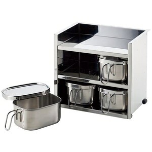 細工場アイザワ UTILE serve-pot 調味料仕合わせ 4pc 小 6211