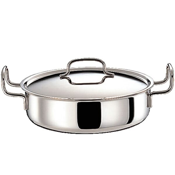 ジオプロダクト 浅型両手鍋28cm GEO-28S 宮崎製作所 楽天市場】【日本製】 宮崎製作所 ジオ・プロダクト 浅型両手鍋