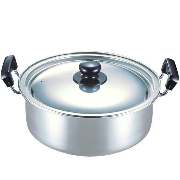 楽天市場】実用 両手鍋 26cm日本製 ステンレス製 IH対応 丈夫割れ