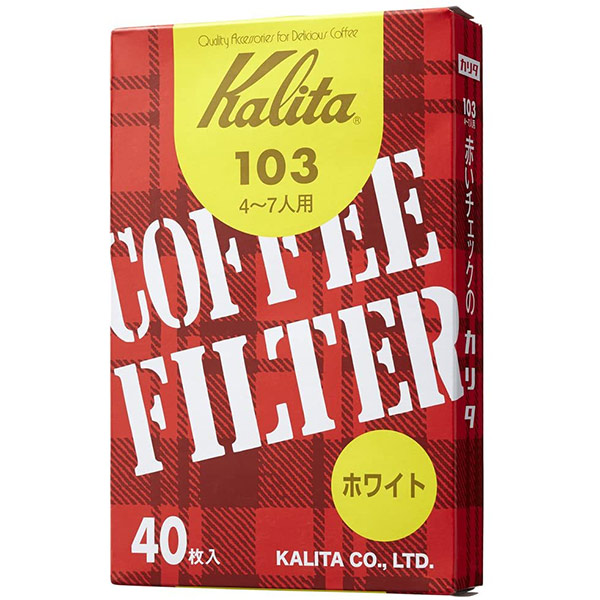 市場 Kalita ホワイト 103ロシ カリタ