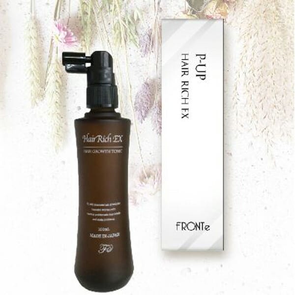 【クーポン券客体】フロンテ 薬用育毛剤 P-UP  ピーアップ  ヘアーリッチEX 100ml  治療薬部外品  男女両用  生まれながら草本