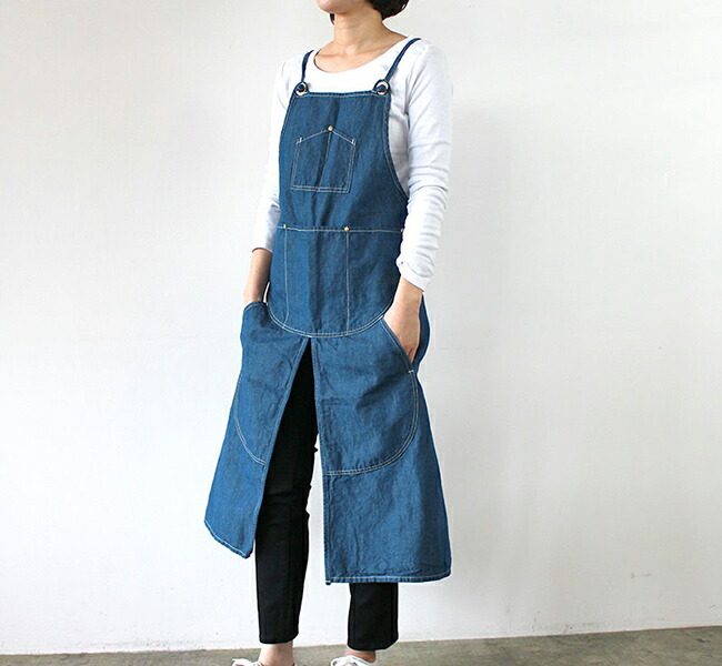 NAPRON ナプロン SPLIT APRON スプリットエプロン 4色つや NP-AP21