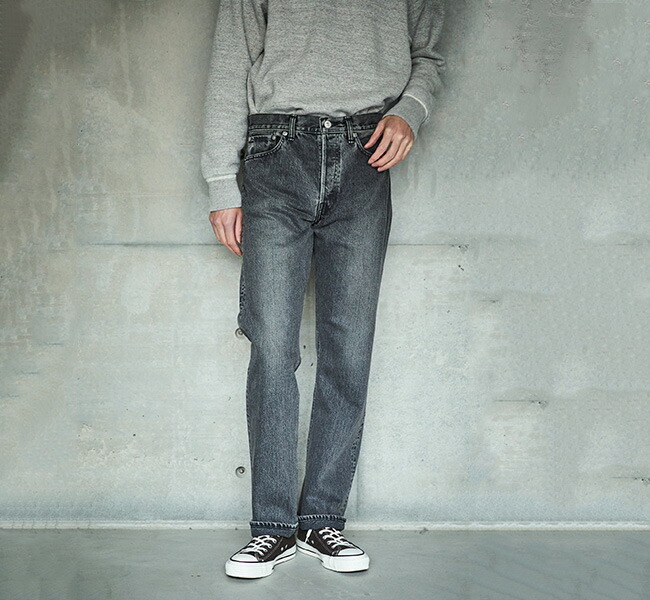 orslow オアスロウ 105 90\u0027s BLACK DENIM STONE WASH 黒いことジーンズ ストーンウォッシュ 01-1050W-D61S