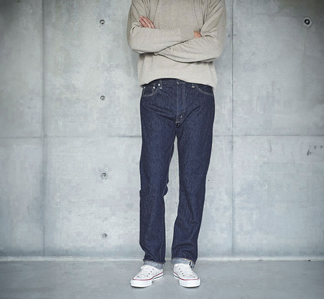 orslow オアスロウ 107 IVY FIT SELVEDGE DENIM ONE WASH アイビーフィットセルビッチワンウォッシュ ジーンズズボン下 01-0107-81
