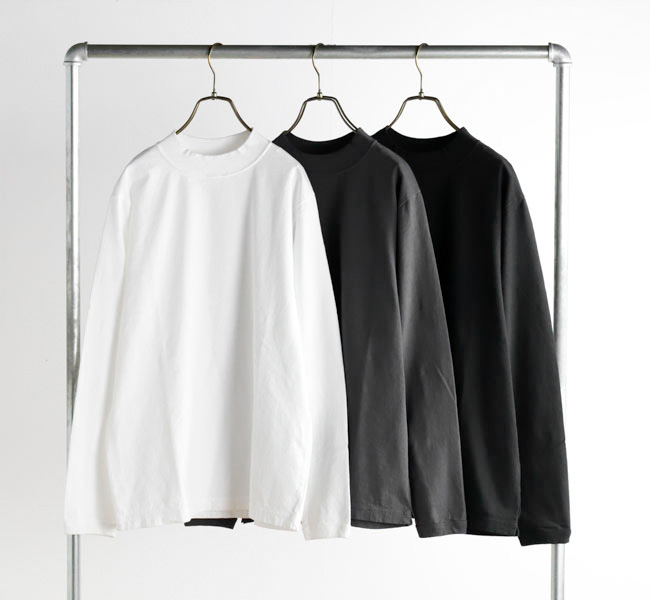 Jackman 万力マン JM5531 Midneck LS T-shirt ミッドネックLST-プルオーバー