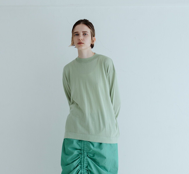 MEYAME メヤメ COTTON KNIT TEE コットンニット Tシャツ COTTON KNIT TEE – MEYAME