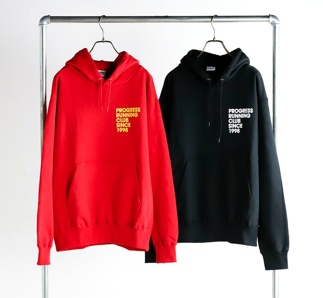 PROGRESS RUNNING CLUB プログレスランニングクラブ RC-25AW 02 プルオーバーパーカー "1998" Hoodie|O.L.D. オーエルディー