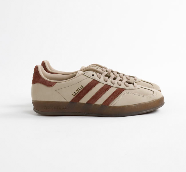 adidas Originals アディダス オリジナルス Gazelle Indoor ガゼル インドア JQ8387 Trace Khaki・Fox Brown・Cloud White 靴-スニーカー