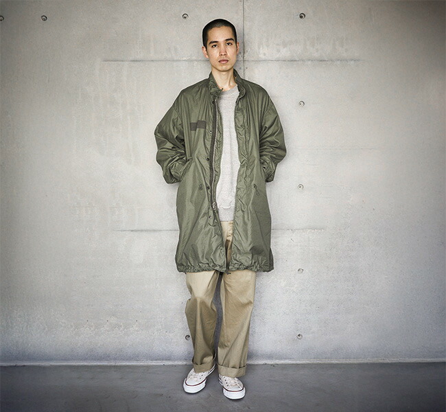 楽天市場】orslow/オアスロウM-65 Fish Tail Coat Army Green