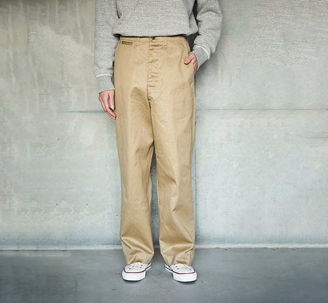 楽天市場】orslow / M-52 FRENCH ARMY WIDE TROUSER (03-5252) / SAND