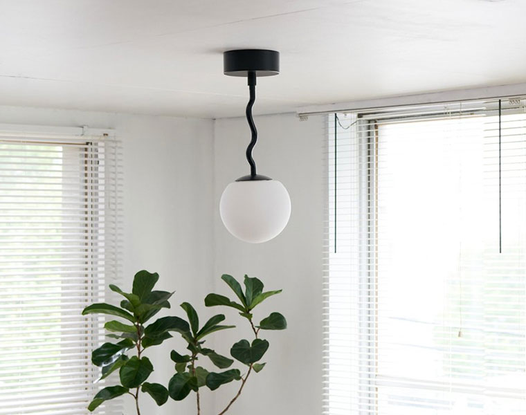 journal standard Furniture ジャーナルスタンダードファニチャー 調度品 WAVY CEILING LAMP ウェービー 上昇限度 照明ランプ 白熱電球属する