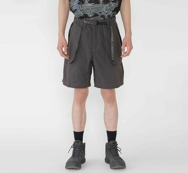 SALE40%OFF // GRAMICCI×and wander グラミチ×アンドワンダー BRUSHED NYLON SHORT ブラッシュナイロンショーツ GUP5-S3002-M