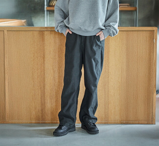 orslow オアスロウ 01-1021-R61 広広とした相応う ニューヨーカー 黒いこと WIDE FIT NEW YORKER BLACK