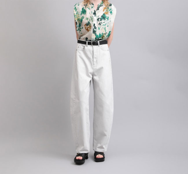 SACRA サクラ 126118111 カラーデニムパンツ SURFACE DYE DENIM PANTS|O.L.D. オーエルディー