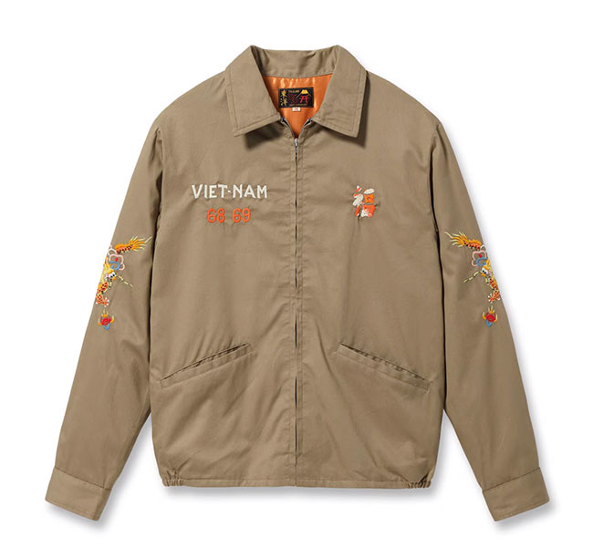 TAILOR TOYO 仕立て屋オリエント Lot No. TT15879-113 / Late 1960s Style Cotton Vietnam Jacket “DRAGON” ベトジャン 差し上げ物上衣
