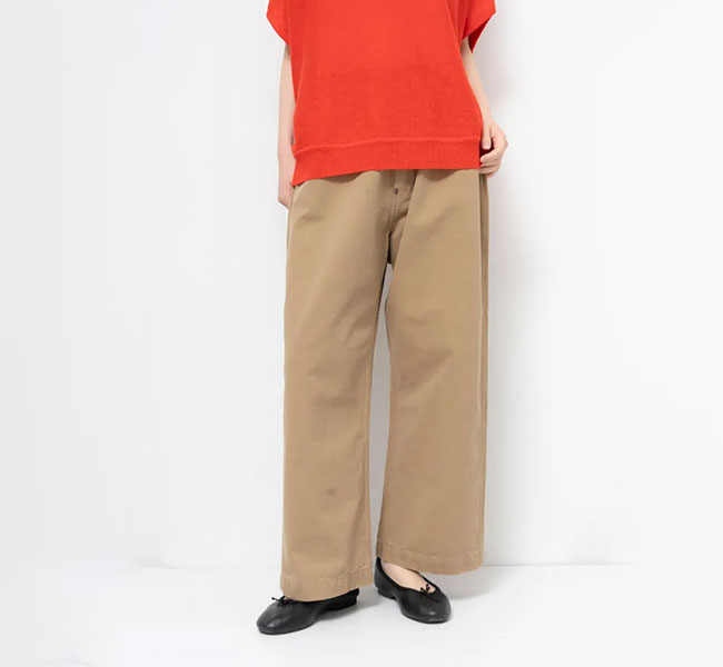 ordinary fits オーディナリーフィッツ 180-BEG ベルパンツ ベージュ BELL PANTS BEIGE|O.L.D. オーエルディー