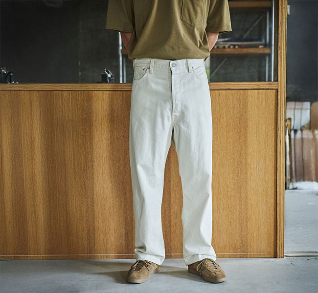 orslow オアスロウ 01-1011-66 GRAND DAD\u0027S FIT KINARI/ECRU グランドダッドフィット デニム キナリ メンズファッション-カジュアルシャツ-トップス