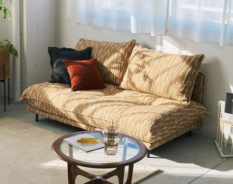 journal standard Furniture ジャーナルスタンダードファニチャー PORTO SOFA Low W1700 (26OR) ポルトソファ オレンジ色