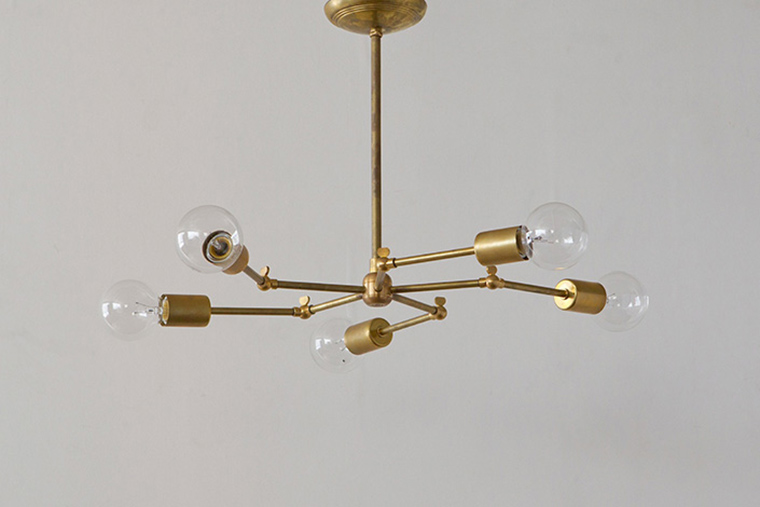 楽天市場】ACME FURNITURE アクメファニチャー SOLID BRASS LAMP 9ARM