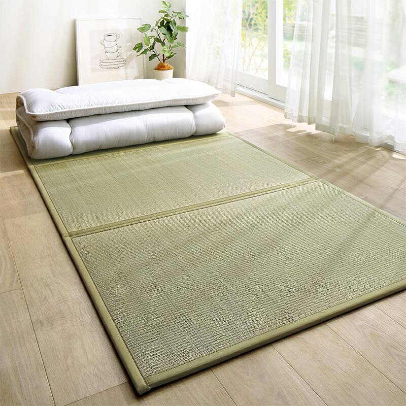 商品名 Gfrグラスラグマット 畳マット 1 210cmカラー グリーン色生産国 安心の 国産 日本製主素材 九州産い草防菌 防臭 消臭 吸湿 調湿 国産畳ならではの多機能畳ラグ三つ折り 6サイズご用意 セミダブルサイズ Onpointchiro Com