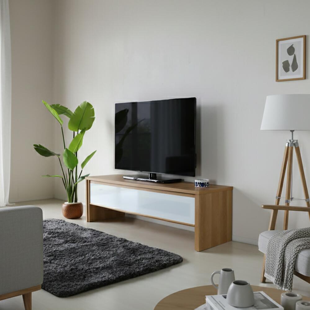 クーポン祭り開催中【 在庫わずか 】 NVSテレビ台 150cm テレビボード ローボード カラー| オーク ナチュラル色 サイズ| 幅 150 奥行45 高さ45cm 生産国| 国産 日本製 主素材| 硬質シート オーク 柄 北欧ローボード 国産テレビ台