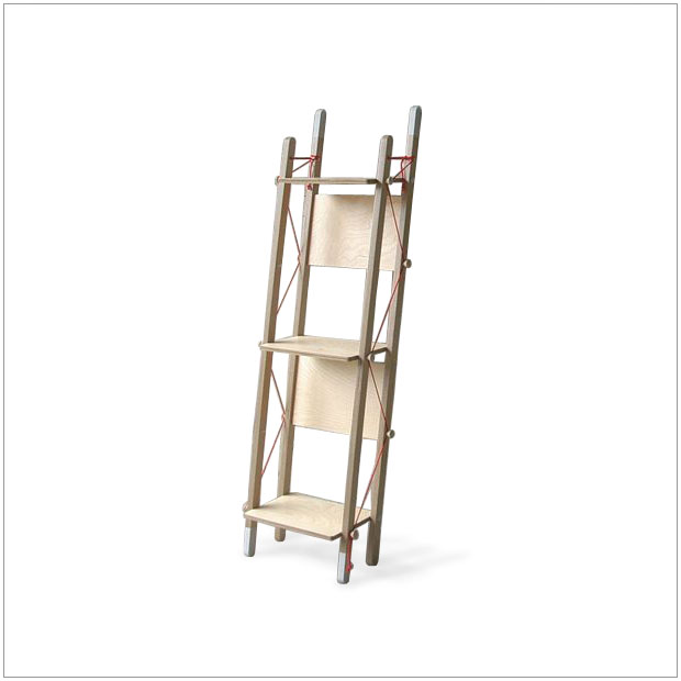 ・LADDER RACK - single ・デザイナーズ　ブランド品 ・シンプルで北欧モダンなグッドデザイン ・シューズラック マガジンラックシェルフ ・折りたたみ式ラック ・送料無料