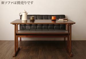 ダイニングテーブル ダイニング 一家団らんのひとときを彩る レトロモダンソファダイニングシリーズ ダイニングテーブル単品 W120 組立設置付｜Ｒｏｏｍ　ｎｅｘｔ
