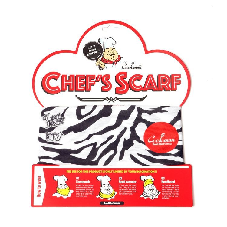 楽天市場 クックマン Cookman スカーフ Chef S Scarf Leopard Beige 233 ストリート アメカジ ブランド メンズ Room Online Store