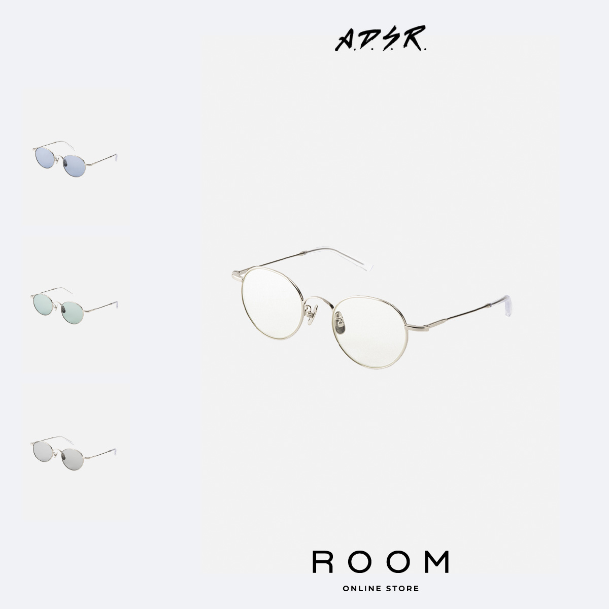 【堅苦しさ・定め事取りまわし】A.D.S.R. ADSR エーディーエスアールBONA 07 黒眼鏡 眼鏡 メンズ レディース ユニ一発やる 男女兼用 貨物輸送無料