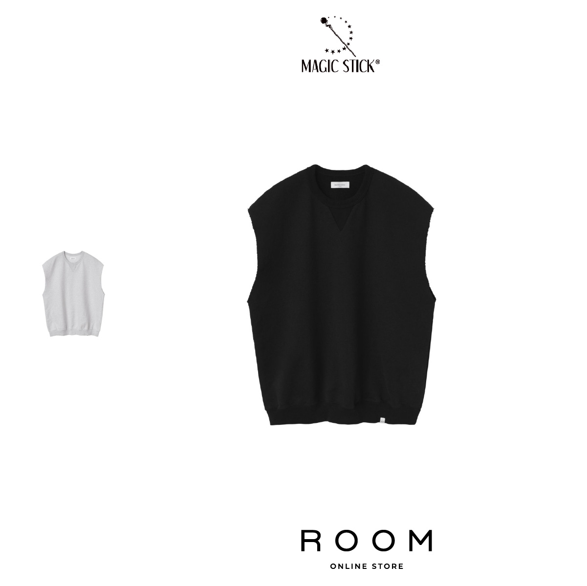 35%OFF 【堅苦しさ・置き目取りまわし】 MAGICSTICK 神通力突っ支い棒 Muscle Sleeve Sweat Vest 24AW-MS08-013 流汗 ノースリーブ 貨物輸送無料