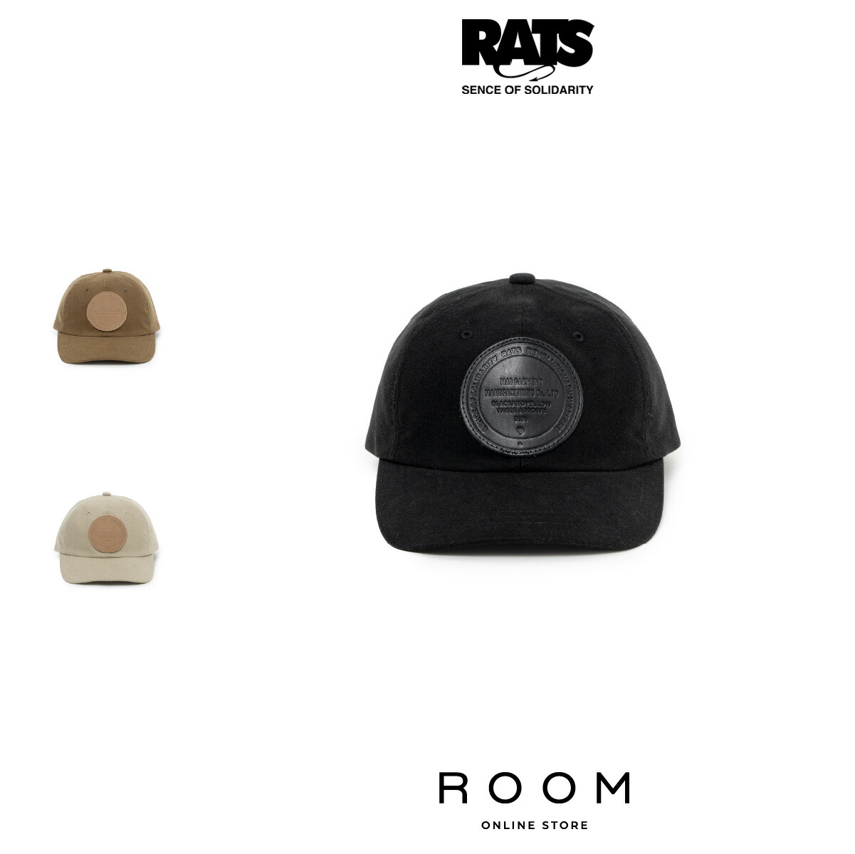 楽天市場】#人気【RATS EMBROIDERY CAP WAY OF LIFE ラッツ エンブロイ