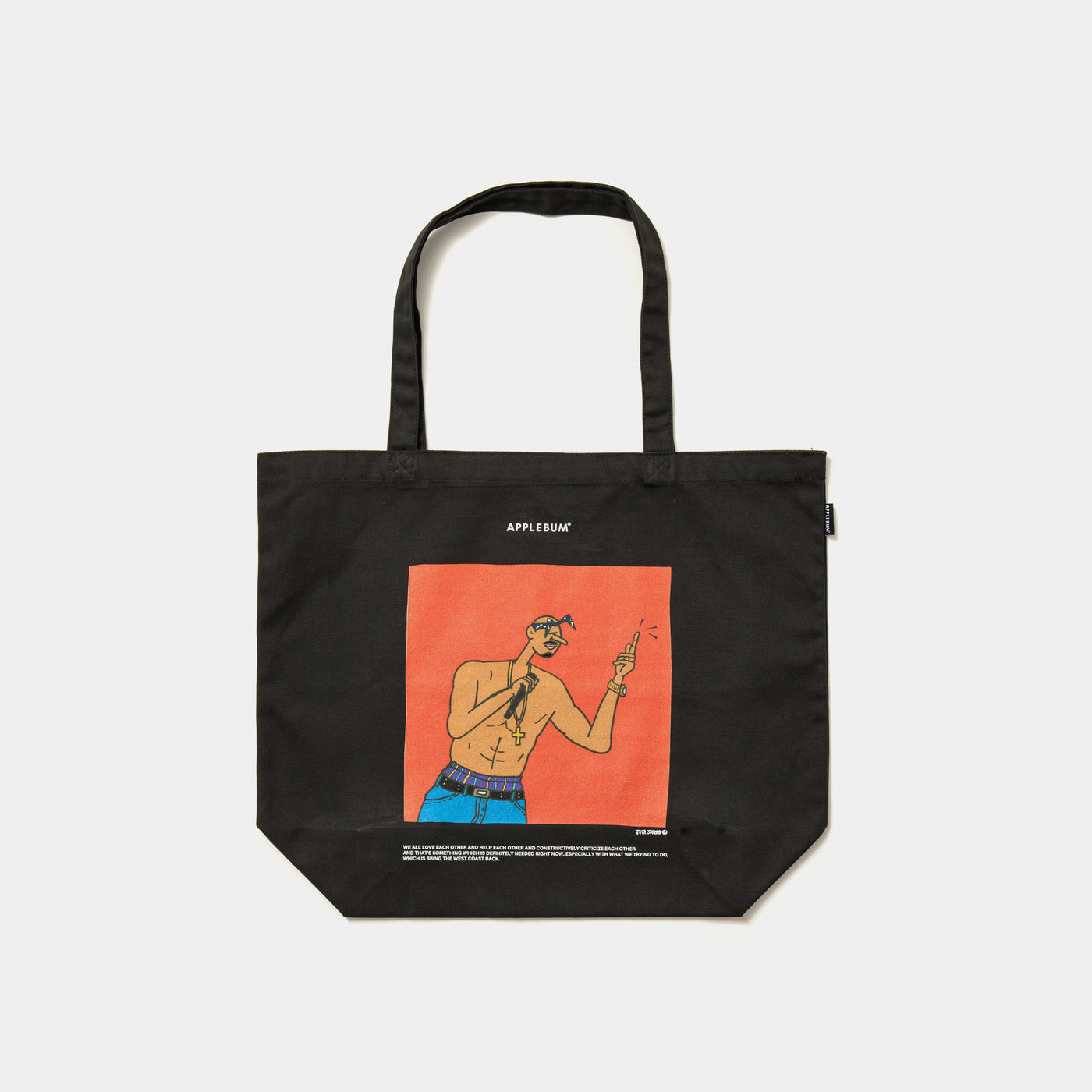 APPLEBUM アップルバム BLURRY LOGO ZIP TOTEBAG APPLEBUM ( アップルバム ) BLURRY LOGO ZIP TOTEBAG トート