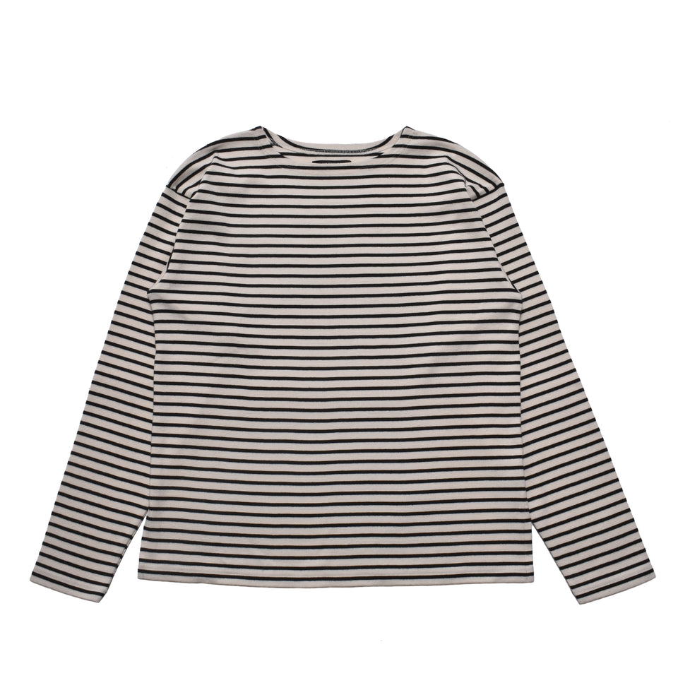 【公式・正規取扱】マインデニム MINEDENIM Marine Border Boatneck L/S T-SH 2509-4002 ボーダー Tシャツ 長袖 メンズ レディーズ ユニセックス 送料無料