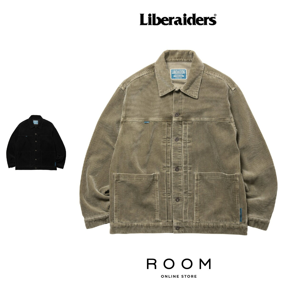 【公式・正規取扱】 リベレイダース Liberaiders GARMENT DYED CORDUROY JACKET 770042503 コーデュロイジャケット メンズ レディース ユニセックス 送料無料