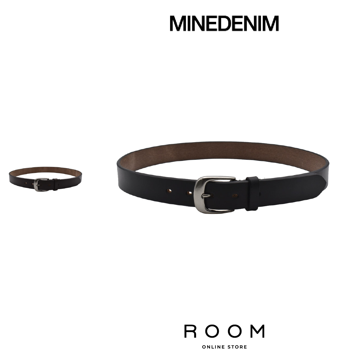 【公式・正規取扱】マインデニム MINEDENIM Bridle Leather Officer Belt LBT-019 デニムパンツ ジーパン ジーンズ メンズ レディース ユニセックス 送料無料|ROOM ONLINE STORE