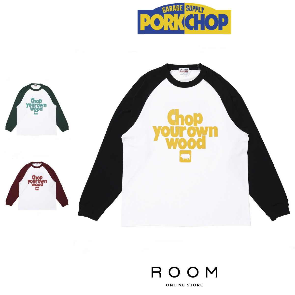 Porkchop ラグランスリーブTシャツ Porkchop ラグランスリーブTシャツ 楽天市場】PORKCHOP GARAGE