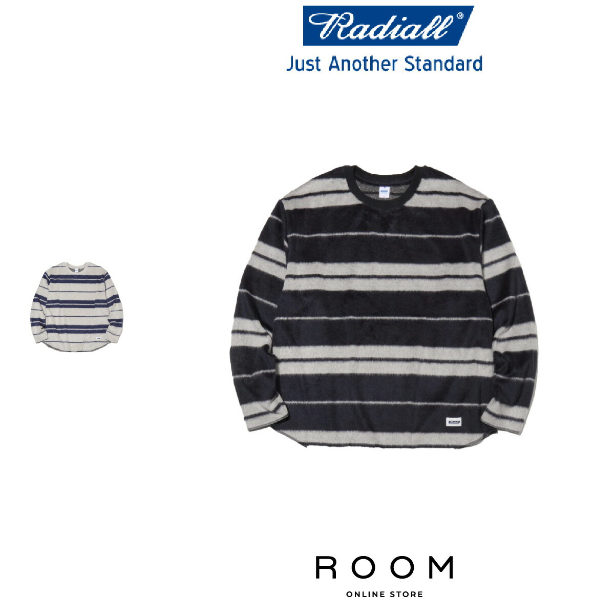 【堅苦しさ・置き目取りまわし】 ラディアル RADIALL BAJA - CREW NECK T-SHIRT L/S RAD-25AW-CUT005 プルオーバー 長袖 メンズ レディース ユニ一発やる 貨物輸送無料