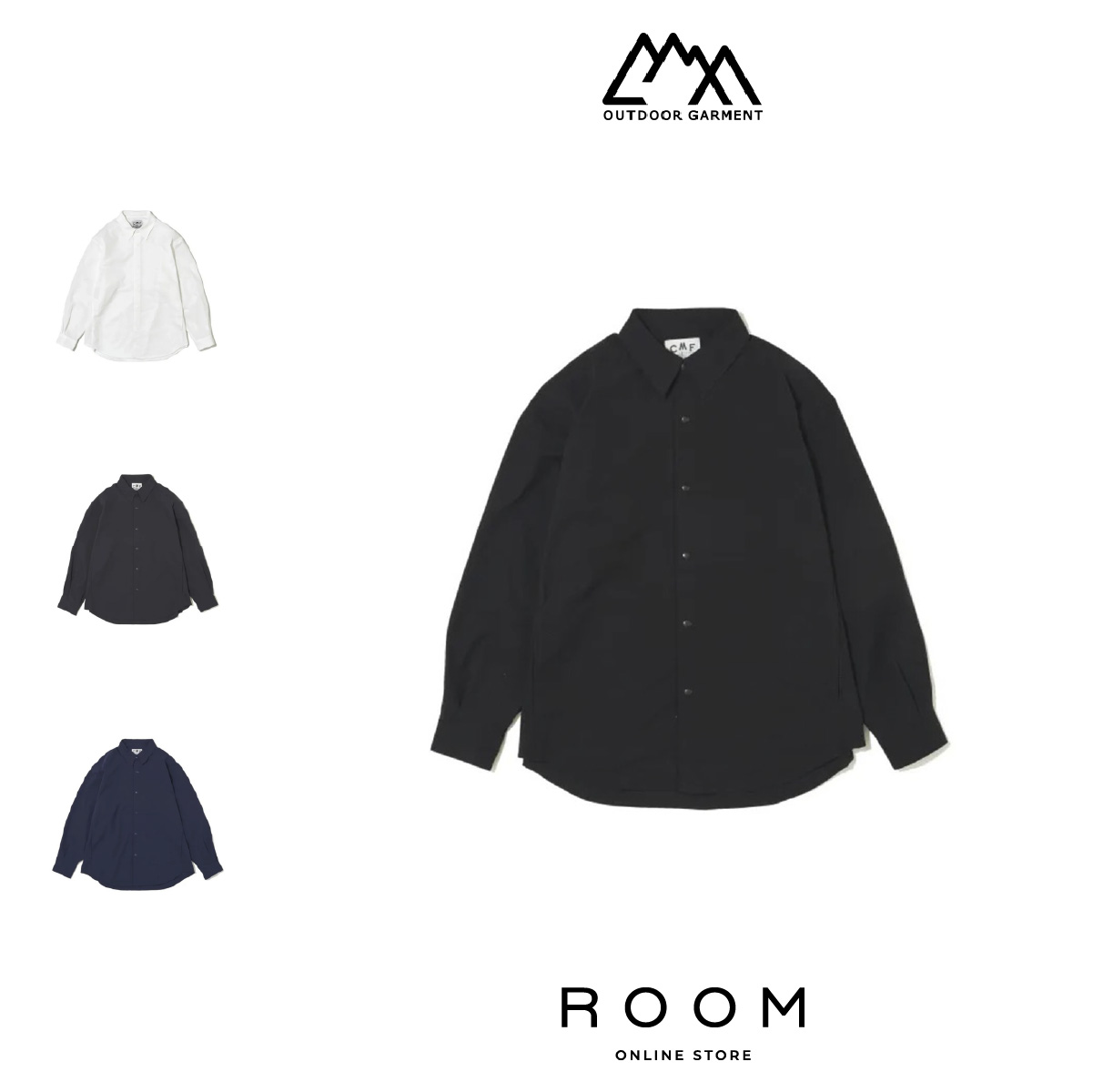 【堅苦しさ・定め事取りまわし】CMF OUTDOOR GARMENT シーエムエフアウトドアガーメント  SHOOTING SHIRTS CMF2601-S03 長袖プルオーバー メンズ レディース ユニ一発やる 貨物輸送無料