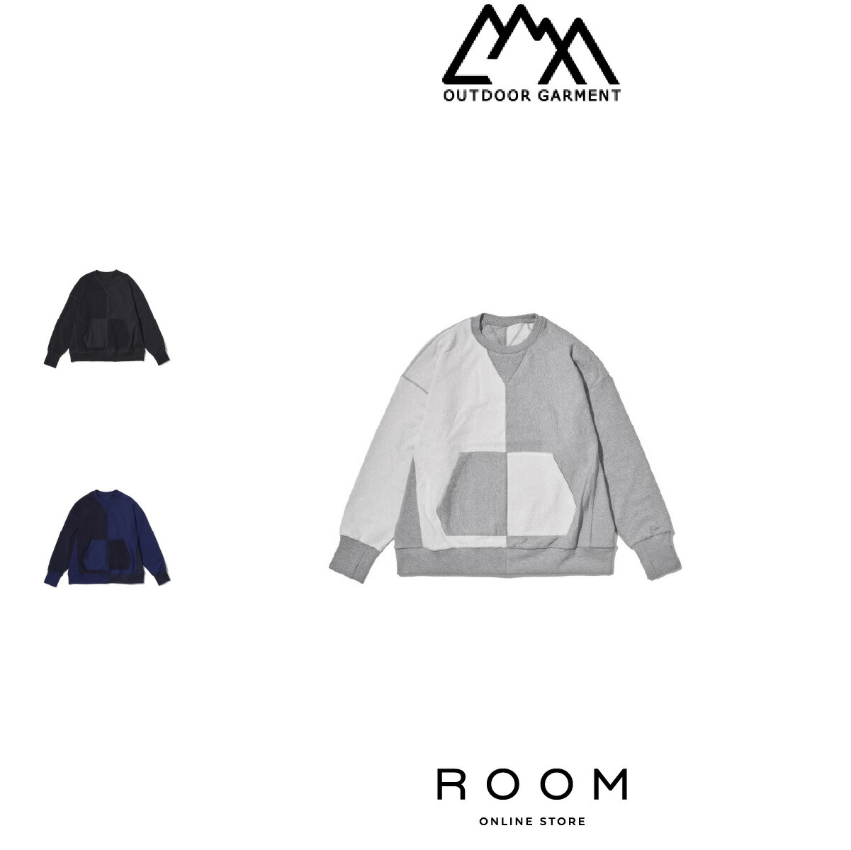 【公式・正規取扱】 CMFOUTDOORGARMENT シーエムエフアウトドアガーメント DIVIDED SWEAT SHIRTS CMF2501-C01C スウェット メンズ レディース ユニセックス 男女兼用 送料無料|ROOM ONLINE STORE