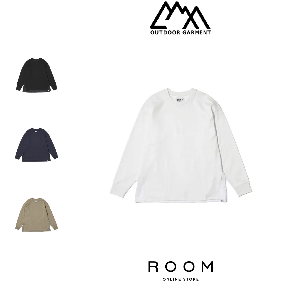 35%OFF【堅苦しさ・定め事取りまわし】 CMF OUTDOOR GARMENT シーエムエフ アウトドア ガーメント COMFY コムフィ W FACE TEE CMF2501-C03C ティーシャツ ロンティー アウトドアキャンプ 貨物輸送無料
