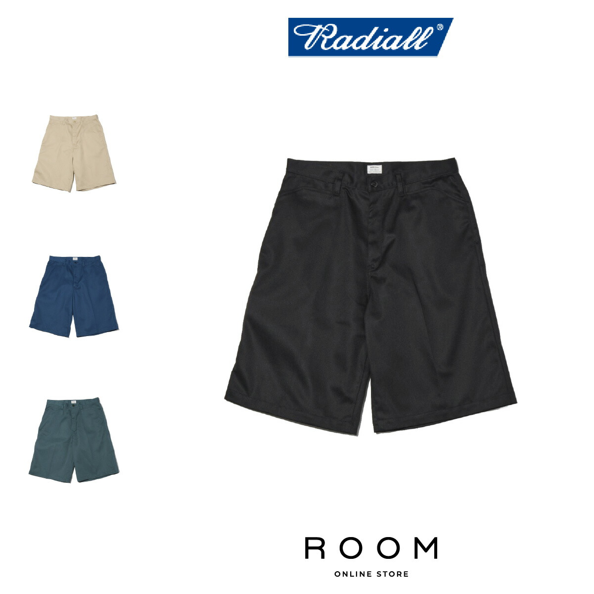 【公式・正規取扱】ラディアル RADIALL CNQ DUMPS - WIDE FIT SHORTS RAD-26SS-PT008 パンツ メンズ レディース ユニセックス 送料無料|ROOM ONLINE STORE