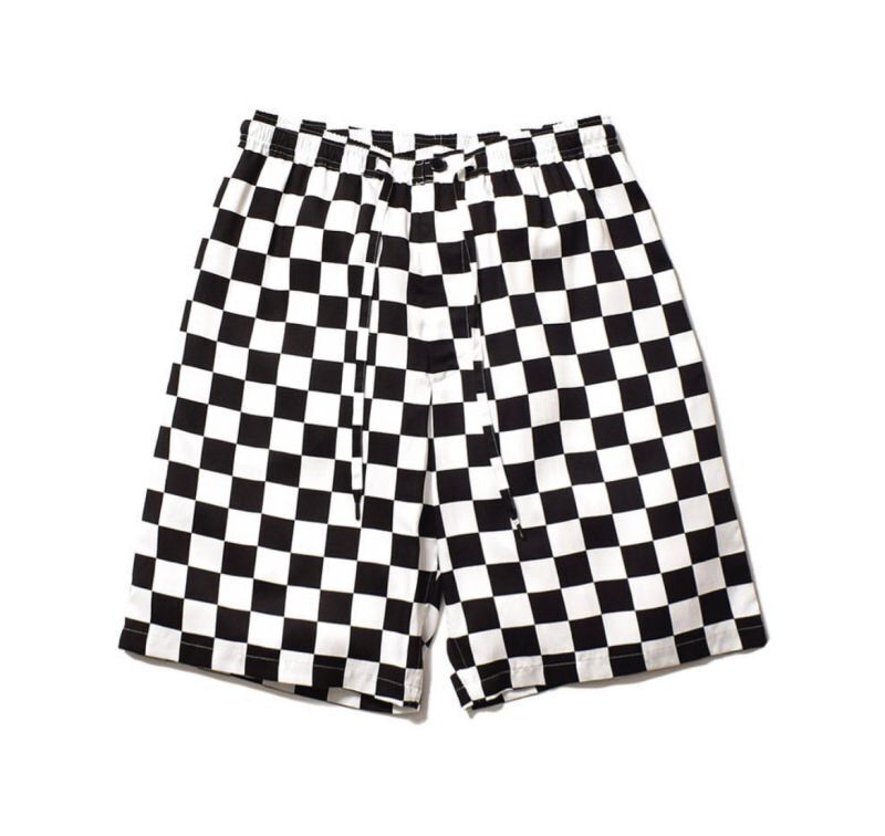 40％OFF【公式・正規取扱】マインデニム MINEDENIM CU.Denim Checker flag Surf Shorts flag Surf Shorts WPT 2306-7001 ショートパンツ 半ズボン サーフショーツ 総柄 チェッカー 送料無料