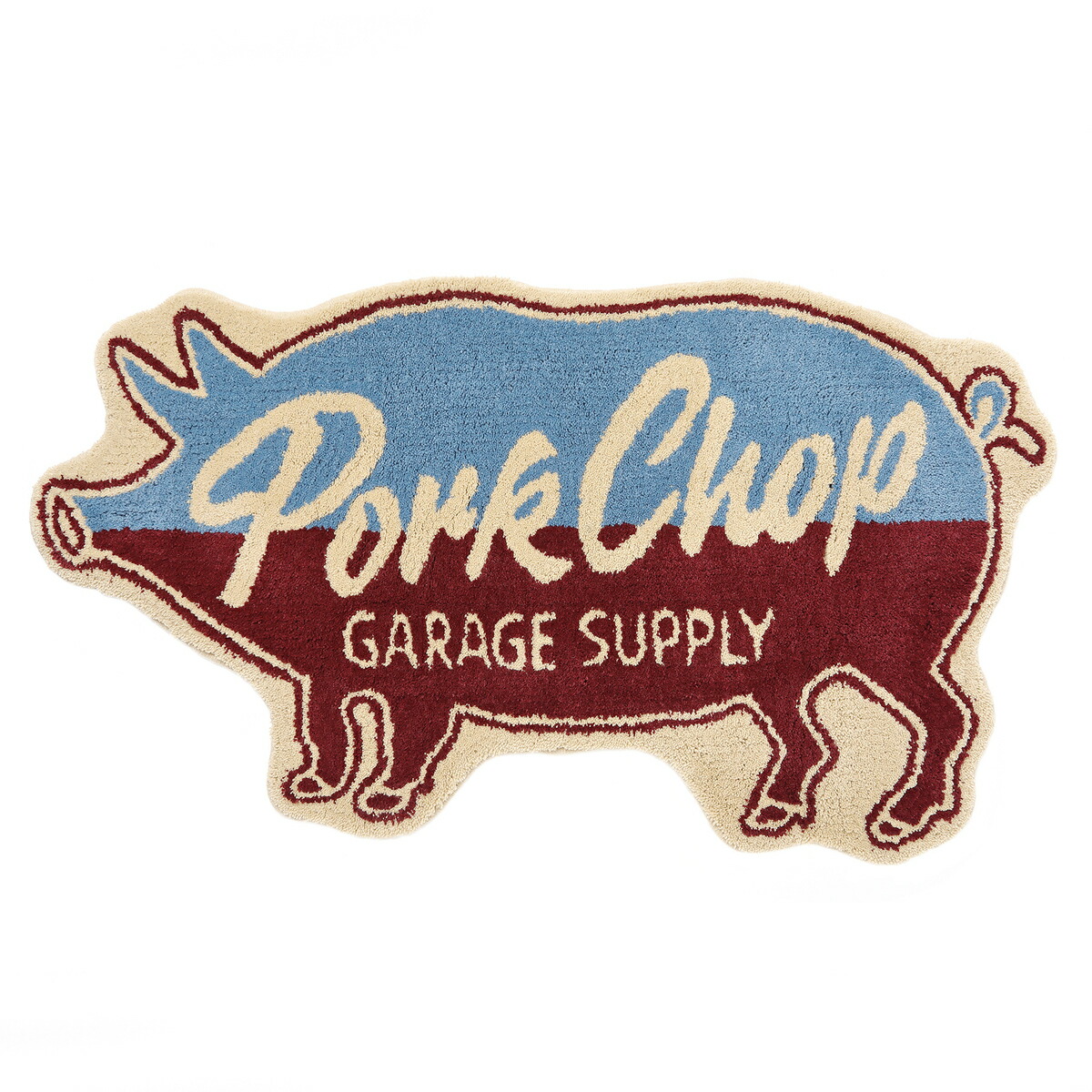 楽天市場】ポークチョップ PORKCHOP スクエア ラグ マット