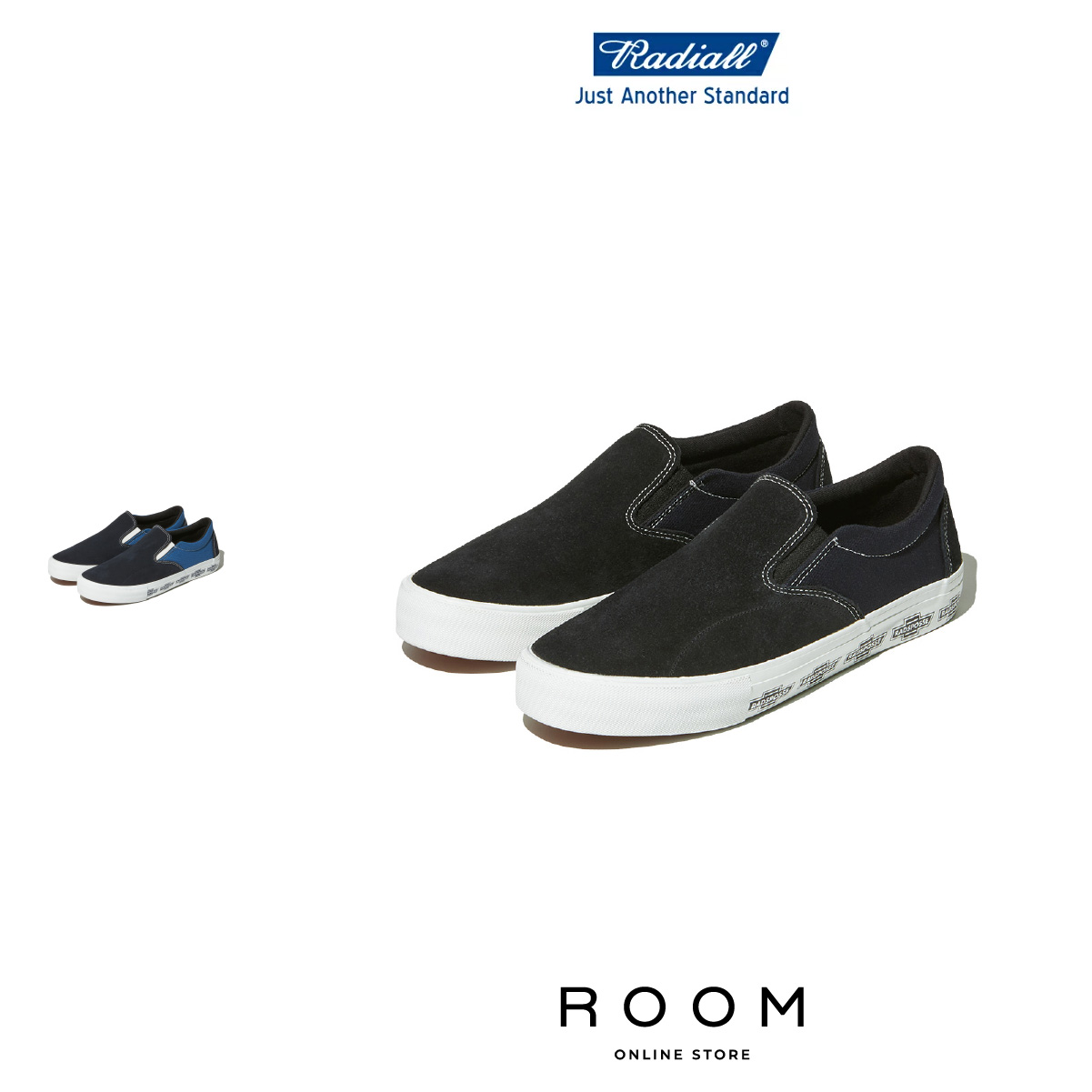【堅苦しさ・定まり取りまわし】ラディアル RADIALL POSSE - SLIP ON SNEAKER Black RAD-PSD008 POSSESSED SHOE CO ポゼストシューズ スニーカー 滑るシューズ 滑る スケボー 貨物輸送無料